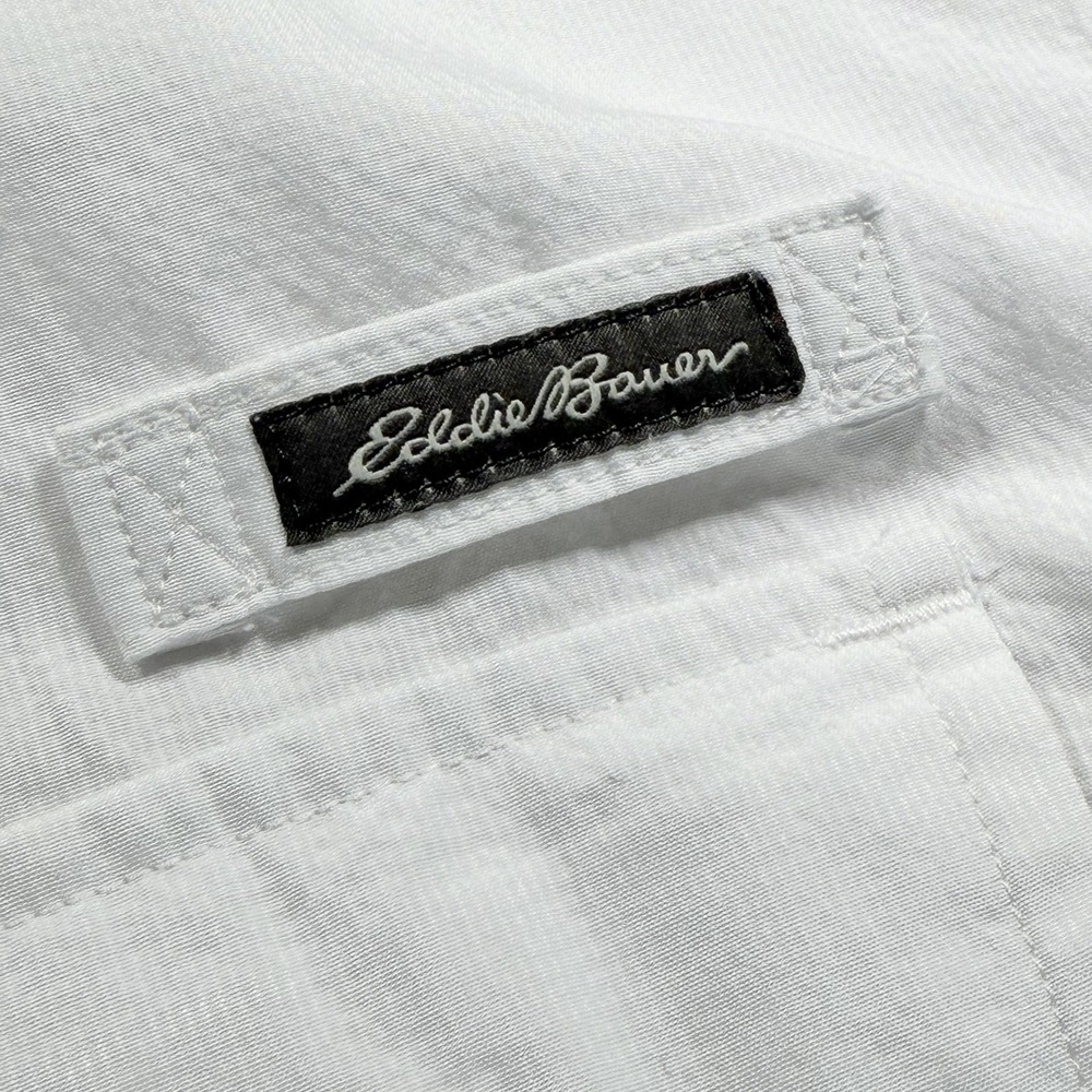 Eddie Bauer Women's Dry Fit Breathable Long Sleeve Button Up White Medium - Picture 5 of 12